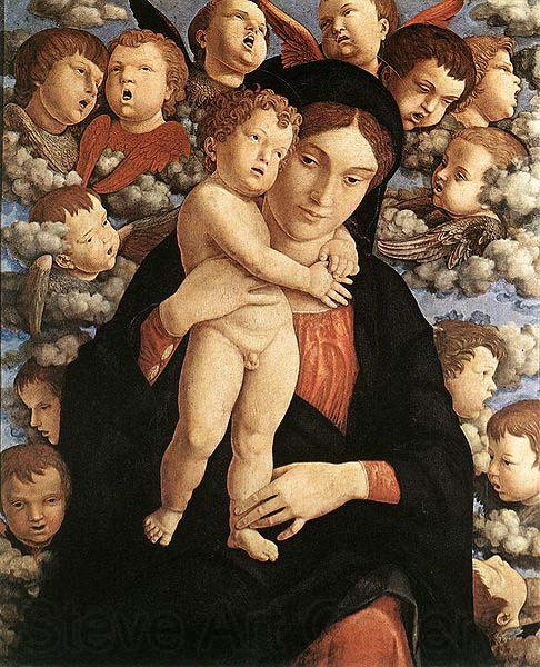 Andrea Mantegna The Madonna of the Cherubim Norge oil painting art